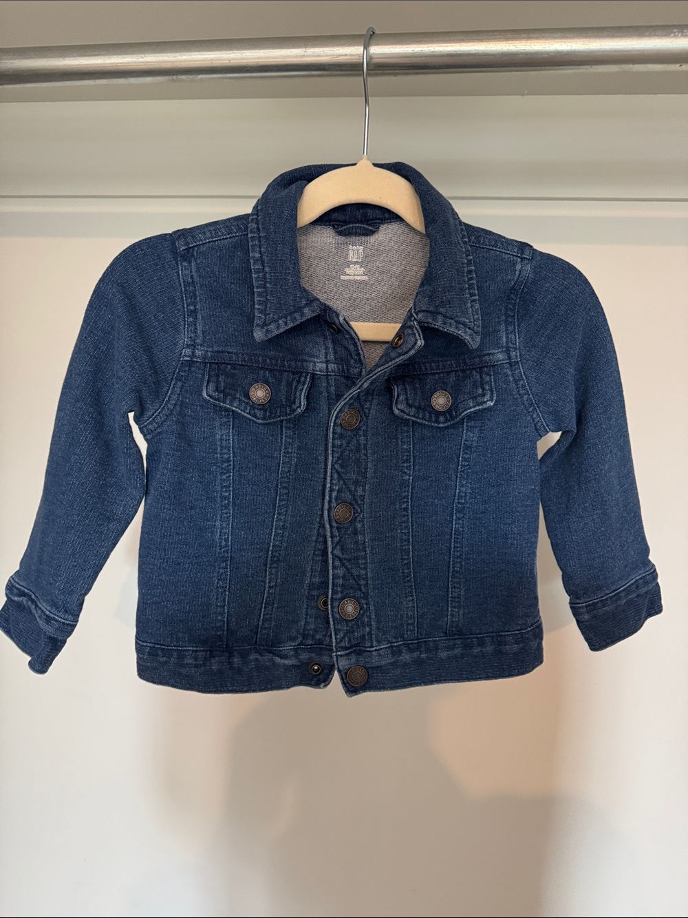 GAP Dark Blue Kids Denim Jacket with Button Front